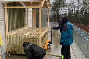 2020 Flytting Av Utendors Julekrybbe
