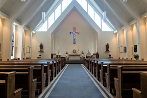 Innvendig av kirke